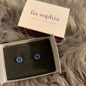 Lia Sophia stud earrings